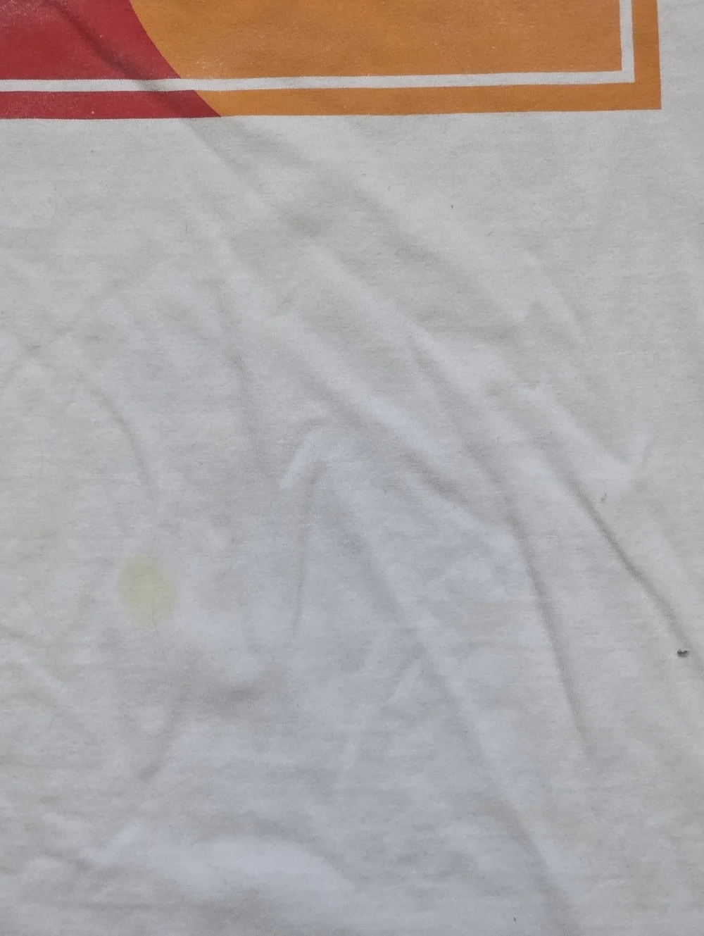 Vans Off The Wall Graphic Tee White Colorblock Logo Size XL